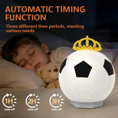 Touch-controlled football night light Bluetooth speaker