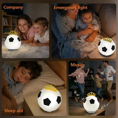 Touch-controlled football night light Bluetooth speaker