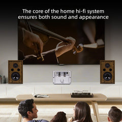 PA-SK75X Hybrid Integrated Amplifier (Tube Preamp + Solid-State Power) – True Vacuum Tube Desktop Amplifier for Home