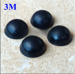 3M Self-Adhesive Rubber Bumper Feet – Spherical, Shock-Absorbing, 16x8mm,16 pieces