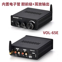 Tube Bile Pre-Stage VOL-65E Home Preamplifier Headset Amplifier Bluetooth 5.0
