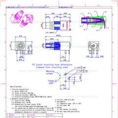Gold-Plated RCA 90° Right-Angle PCB Socket – Digital Coaxial Input/Output for CD Transport / DAC / Decoder