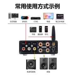 Small desktop home DAMP-30A digital power amplifier, class D Bluetooth APTX-HD