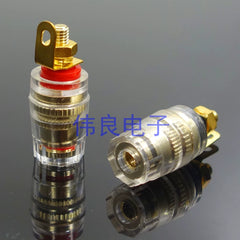 Medium-Size High-End Pure Copper Crystal Gold-Plated Speaker Binding Post