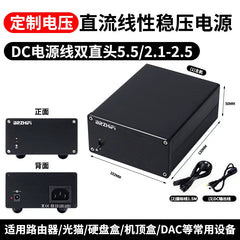 Reference STUDER900, regulated, linear power supply, 5V 9V 12V 15V 24V optional, default 12V