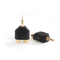 Double Lianhua RCA to 3.5 to Double Lianhua, Gold Plated Head, Audio Connector
