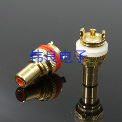 High-Quality Sand-Gold Plated RCA – Genuine RCA Signal Input Socket