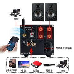 TPA3255 Bluetooth 5.0 High Power, Fever Vertical Digital Power Amplifier, 300WX2