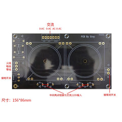 Dual E-Core Transformer Power Supply Board – Gold-Plated PCB with EMI Filtering