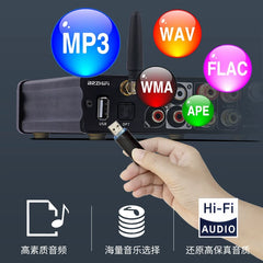 Household DP9 digital power amplifier, U disk high power, fever grade, high fidelity, Bluetooth 5.3