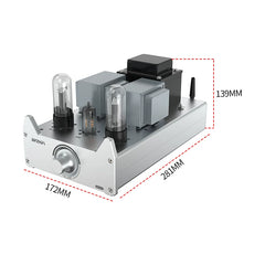 Single-ended Class A Vacuum Tube Pure Bile Power Amplifier, HiFi Bluetooth