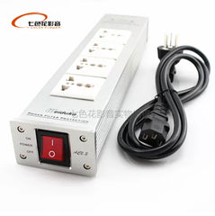 七色花 HIFI 电源滤波器 电源插座 电源排插 提高音质降低干扰