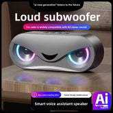 New smart wireless bluetooth speaker, dual speakers, large volume and high sound quality subwoofer portable speaker