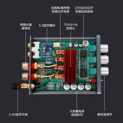 Home desktop digital power amplifier, BL53A small home, audiophile Bluetooth 5.3