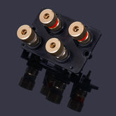 2/4/6-Way 4mm Banana Binding Post Set – Speaker Terminals / Amplifier Connectors