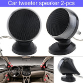 Plug-and-Play Car Tweeter Pair – External Mount Small High-Pitch Speaker, 12V/24V Universal, Perfect for Auto Stereo Upgrade