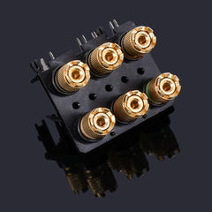 2/4/6-Way 4mm Banana Binding Post Set – Speaker Terminals / Amplifier Connectors