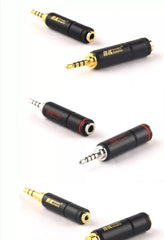 RANKO Longe 2.5mm to 3.5mm, 3.5 to 2.5 gold-plated/rhodium-plated, earphone adapter plug