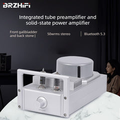 PA-SK75X Hybrid Integrated Amplifier (Tube Preamp + Solid-State Power) – True Vacuum Tube Desktop Amplifier for Home