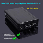 BRZHIFI TPA3255 600W High Power Digital Subwoofer Amplifier Board – Finished, Adjustable Low-Frequency Response