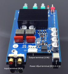 BRZHIFI TPA3255 600W High Power Digital Subwoofer Amplifier Board – Finished, Adjustable Low-Frequency Response