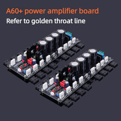 A60+ Current-Feedback Amplifier Board Kit | 8-Pair Parallel Design, Dual-Channel Hi-Fi | Inspired by Accuphase A60