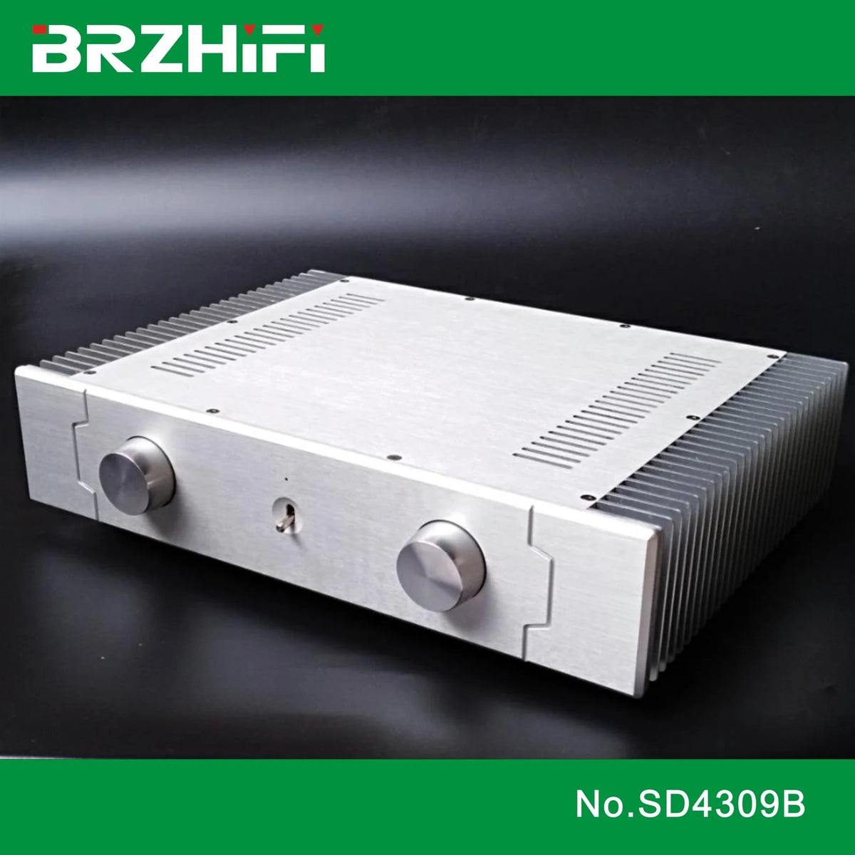 BRZHiFi, High-Efficiency Heat Dissipation, Class A1, SD4309B External Heat Dissipation Full Aluminum Amplifier Chassis