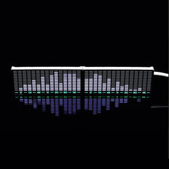 LED Audio Spectrum Display, Voice-Activated Ambient Light, Music Spectrum LED for Gaming Room, Car Audio Sync Light‌