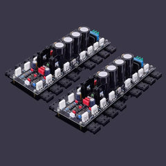 A60+ Current-Feedback Amplifier Board Kit | 8-Pair Parallel Design, Dual-Channel Hi-Fi | Inspired by Accuphase A60