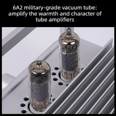 PA-SK75X Hybrid Integrated Amplifier (Tube Preamp + Solid-State Power) – True Vacuum Tube Desktop Amplifier for Home