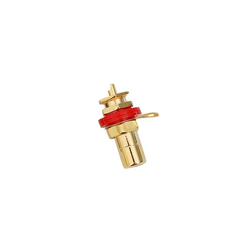Gold-Plated Oxygen-Free Copper CMC 807 RCA Phono Socket, Made in Taiwan – Direct Replace for CMC 816
