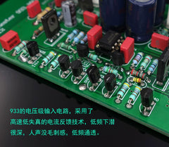 Current feedback amplifier kit based on the reference design of the Burmester 933 amplifier circuit.
