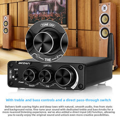 BRZHIFI   NS-15GPRO Home Digital Amplifier – High Fidelity, High Power, Powerful Bluetooth 5.0