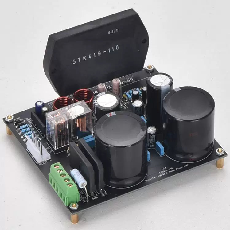 Class H with high-low voltage power supply – STK419-110 thick-film amplifier – high-power Hi-Fi finished amplifier board