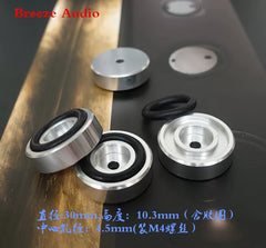 20mm / 30mm / 39mm Diameter Aluminum Anti-Vibration Feet with Rubber Ring – Shock-Absorbing Equipment Feet