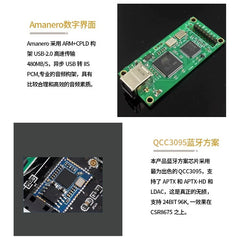The DAC is DC60 quad-core, PCM1794 parallel audiophile, and the DAC headphone amp supports Bluetooth 6.2