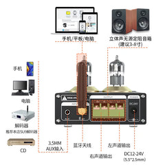 Bile machine TPA-6A2 fever Bluetooth 5.0 tube small digital power amplifier