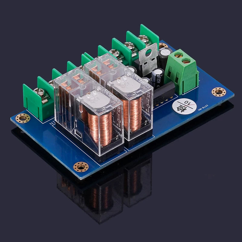UPC1237 Speaker Protection Board – Dual Parallel Japanese Omron Relays, Finished Board & Kit