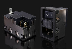 Swiss imported KM01.1205 shielded power tail socket three-in-one switch