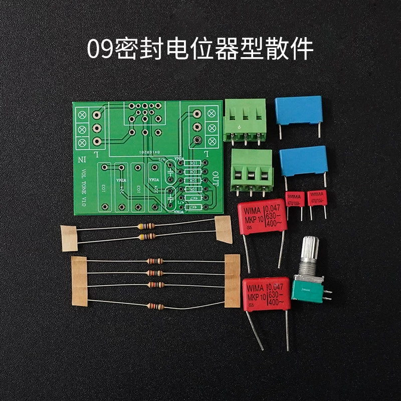 Audiophile-grade passive preamp tone control board – treble and bass optimization, precise sound calibration, enhanced stereo imaging