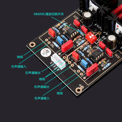 German DUAL circuit phono preamp board for turntables – MM/MC cartridge phono stage, finished phono preamplifier board