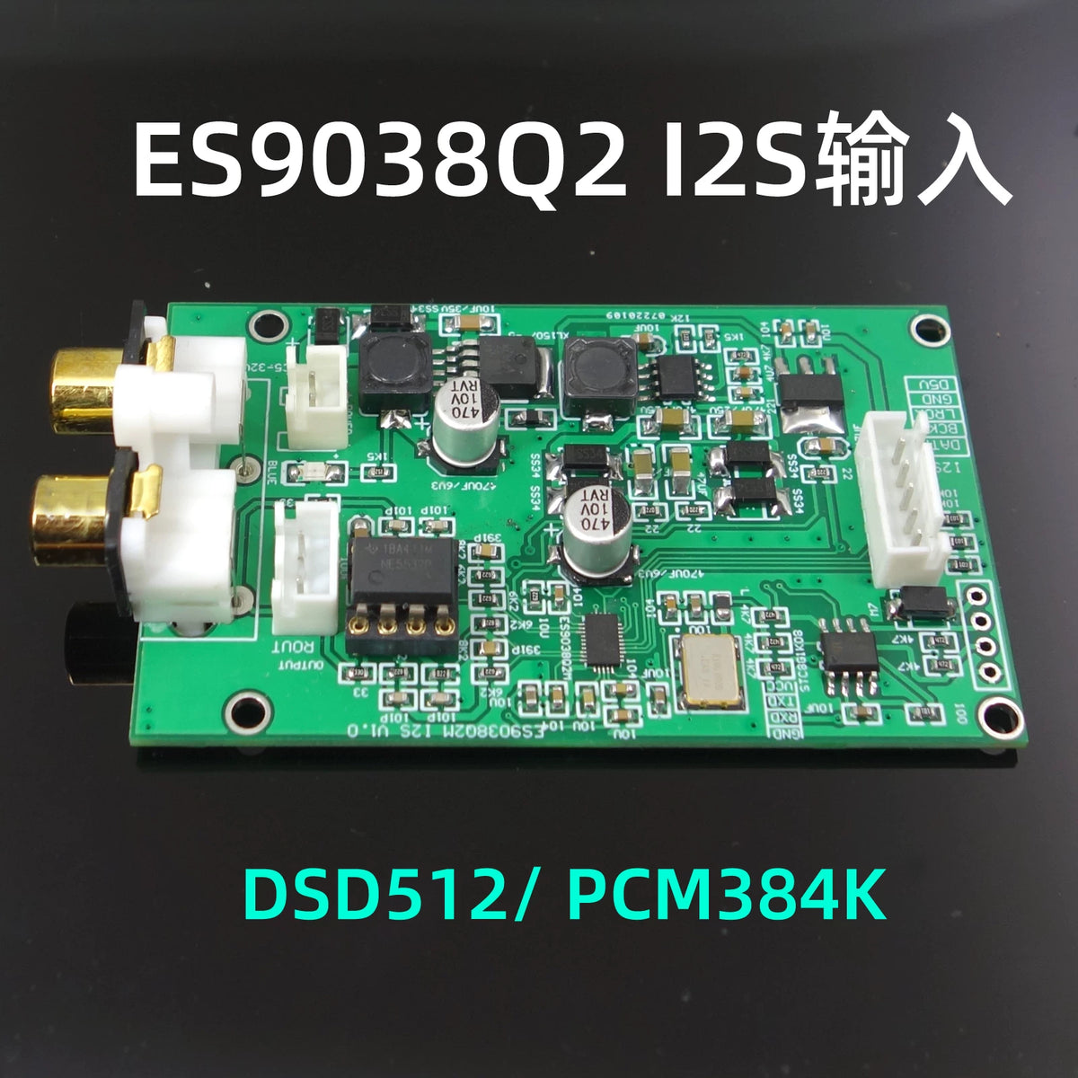 ES9038 I2S Decoder Board with DSD512 – Upgrade Your DAC, Bluetooth Audio, or Player