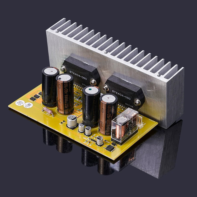 Genuine STK404-090 thick-film 50W×2 finished amplifier board – audiophile-grade stereo