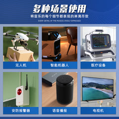 Round 52mm 2 inch 25-core high-end speaker dual magnetic 4 ohm 15W artificial intelligence small speaker speaker