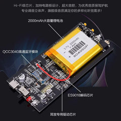 WL06 mobile phone wireless Bluetooth 5.2 portable headset, USB high definition HiFi decoder, DAC ultra small tail