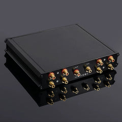 Fever level zero loss, 4 audio signal input switcher, 4 select 1 passive front stage signal controller