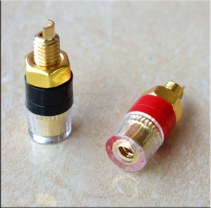 Small Crystal Speaker Binding Post – Note: Requires 8mm Mounting Hole