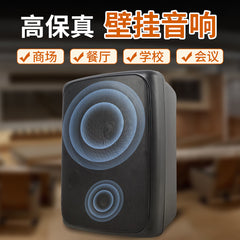 commercial store wired audio wall-mounted speakers store-specific conference room power amplifier speaker set