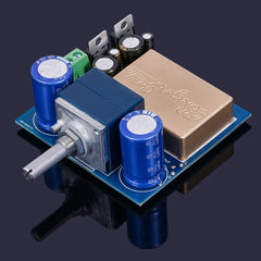 All-DC op-amp preamplifier board with shielding layer