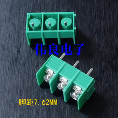 3-Position medium-sized terminal block, pin distance: 7.62MM